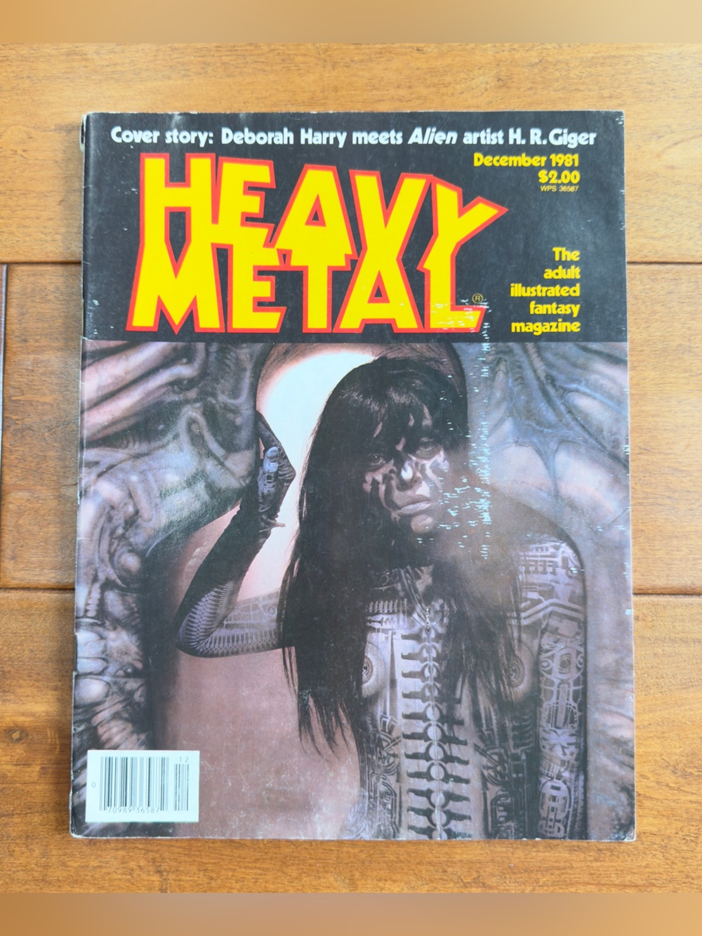 Heavy Metal Magazine December 1981 - Black Cover